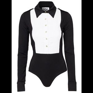 Fitted Tuxedo/Bodysuit by ONE TEASPOON